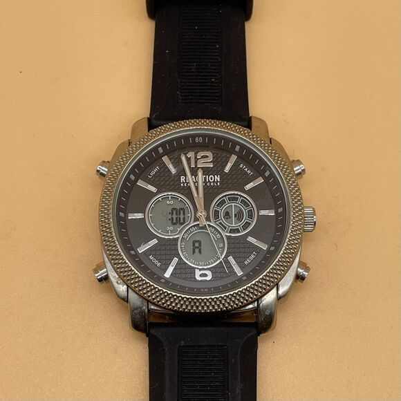 Kenneth Cole Reaction RK50640004 Men’s Stainless Steel Analog Dial Quartz Watch - Picture 2 of 14